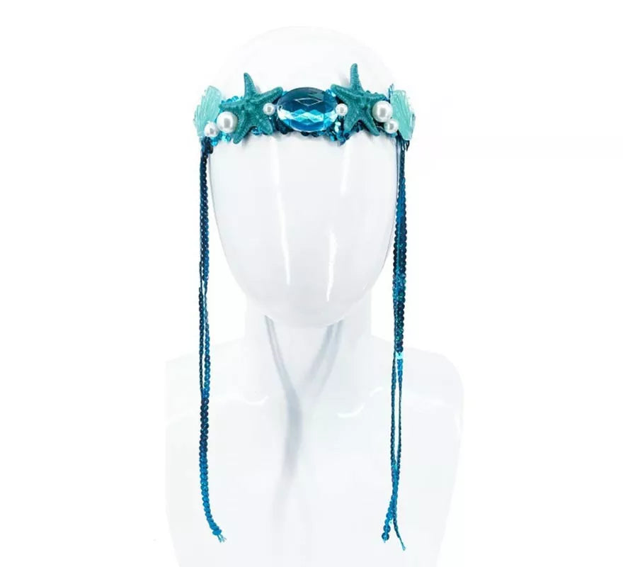 Translation missing: de.Cinta de Sirena azul para el cabello de 35 cm