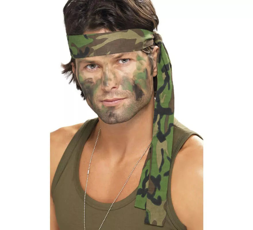 Translation missing: de.Cinta de Soldado para el Pelo de Camuflaje 150 cm x 4 cm
