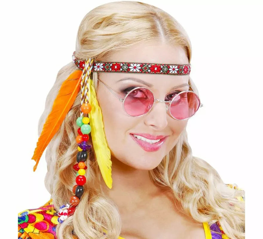 Translation missing: de.Cinta Hippie con Perlas y Plumas