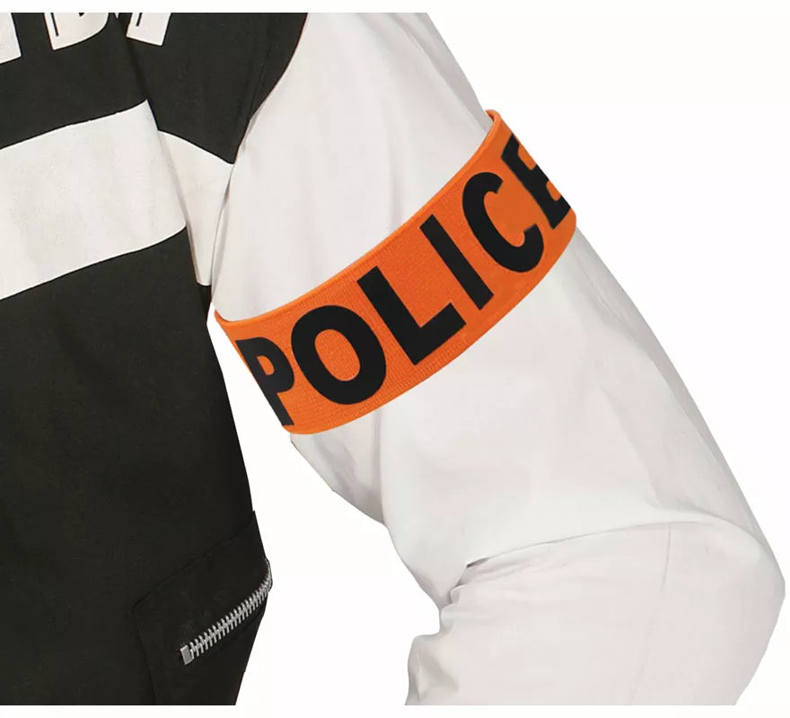 Translation missing: de.Cinta Naranja de Policía para el Brazo