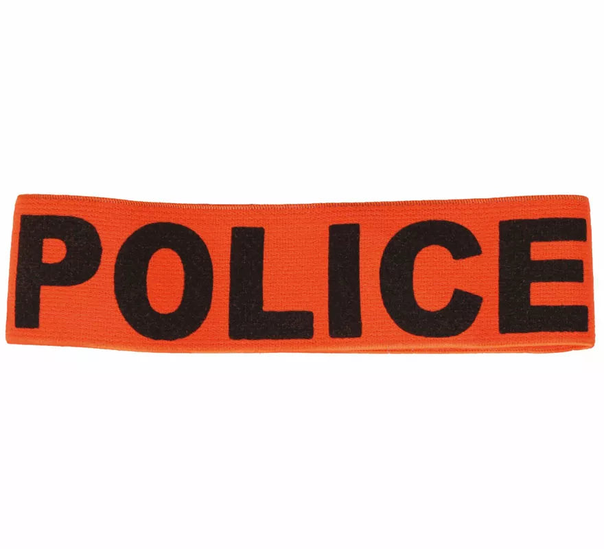Translation missing: de.Cinta Naranja de Policía para el Brazo