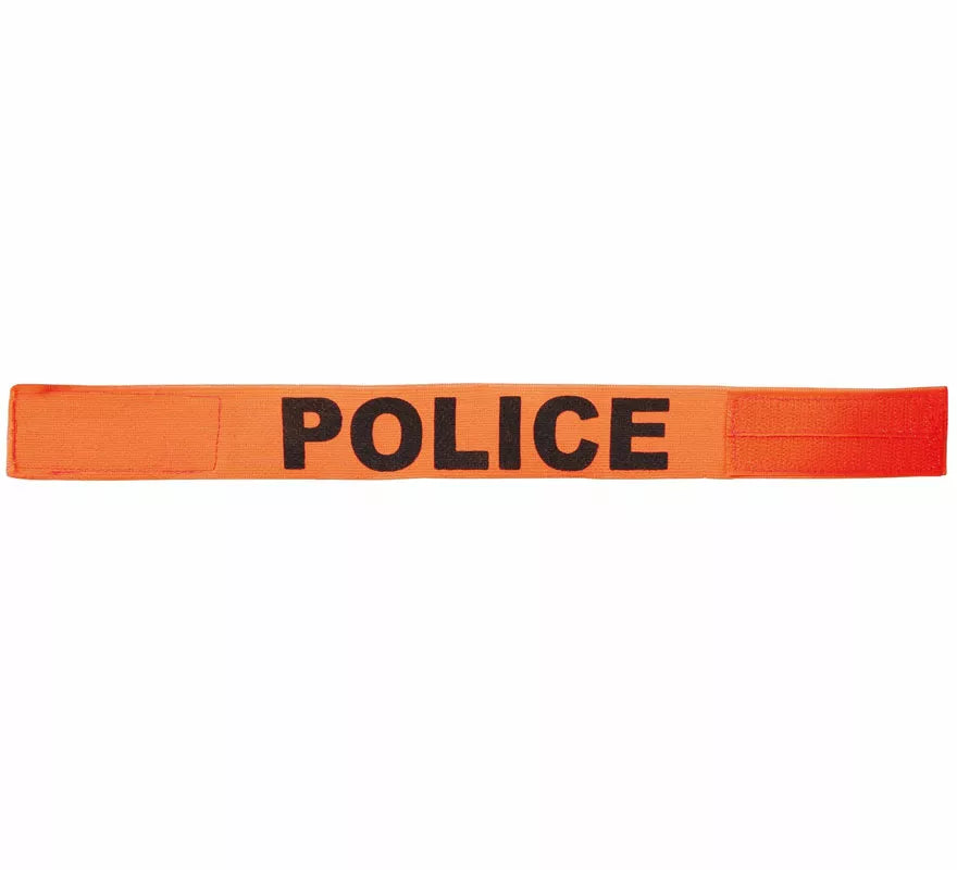 Translation missing: de.Cinta Naranja de Policía para el Brazo