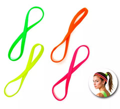80er-Jahre-Neon-Stirnband in verschiedenen Farben