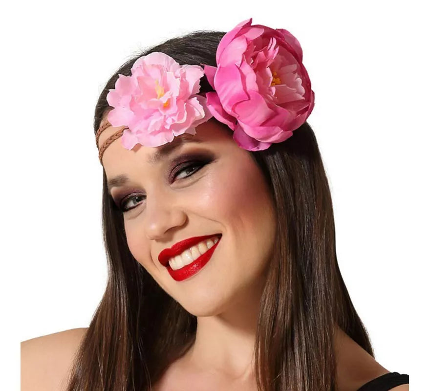 Translation missing: de.Cinta para el Pelo de Flores Rosas