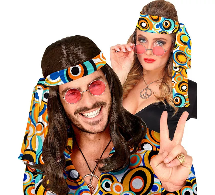 Translation missing: de.Cinta para la Cabeza Hippie burbujas psicodélicas