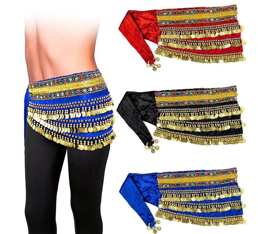 Translation missing: de.Cinturón Pañuelo de Danza Oriental en varios colores para mujer
