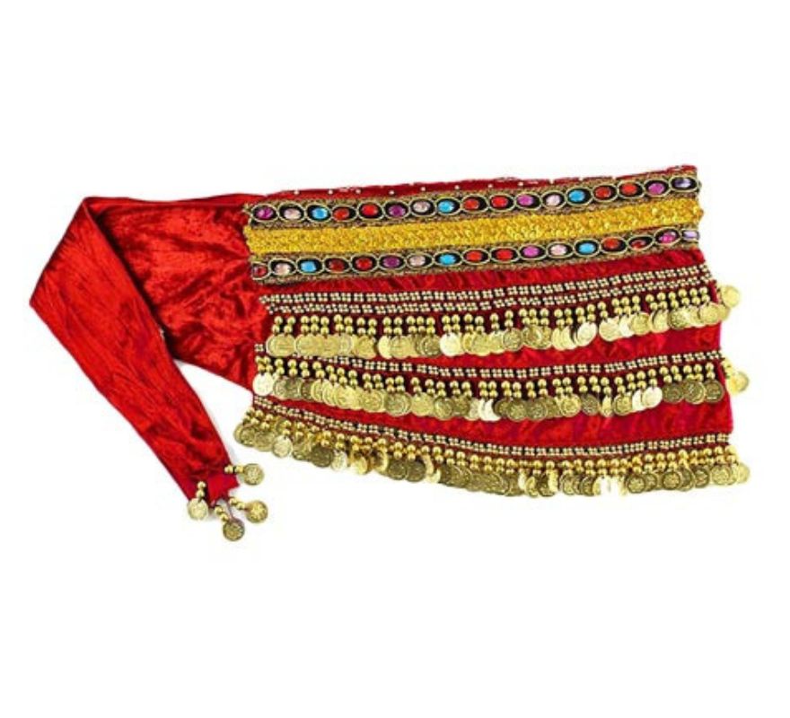 Translation missing: de.Cinturón Pañuelo de Danza Oriental en varios colores para mujer