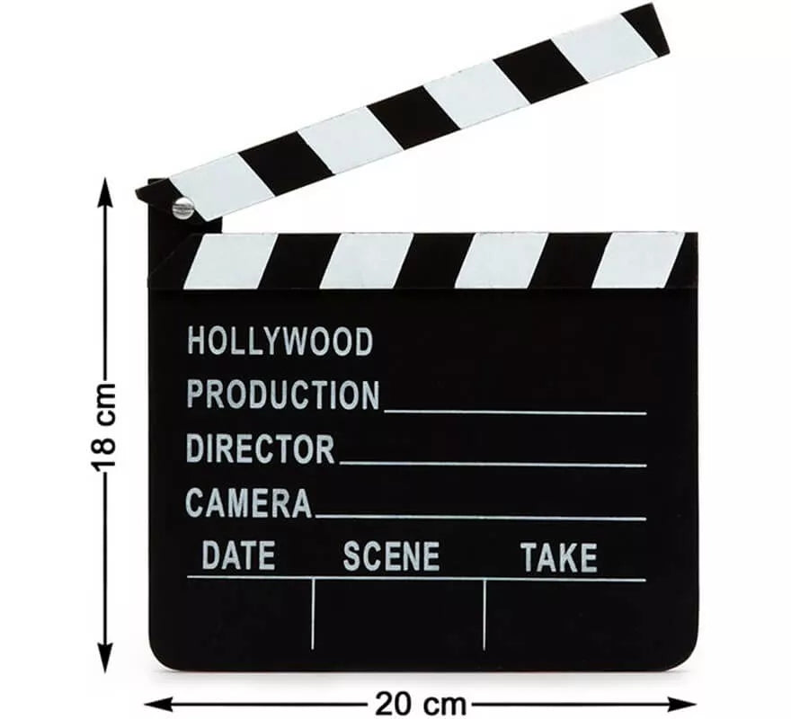 Translation missing: de.Claqueta de Director de cine 18x20 cm