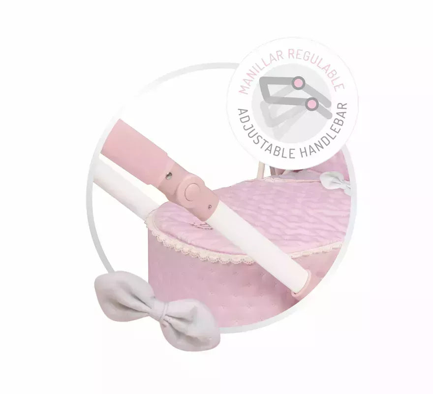 Coche de Muñecas de hasta 48 cm 3 en 1 Plegable