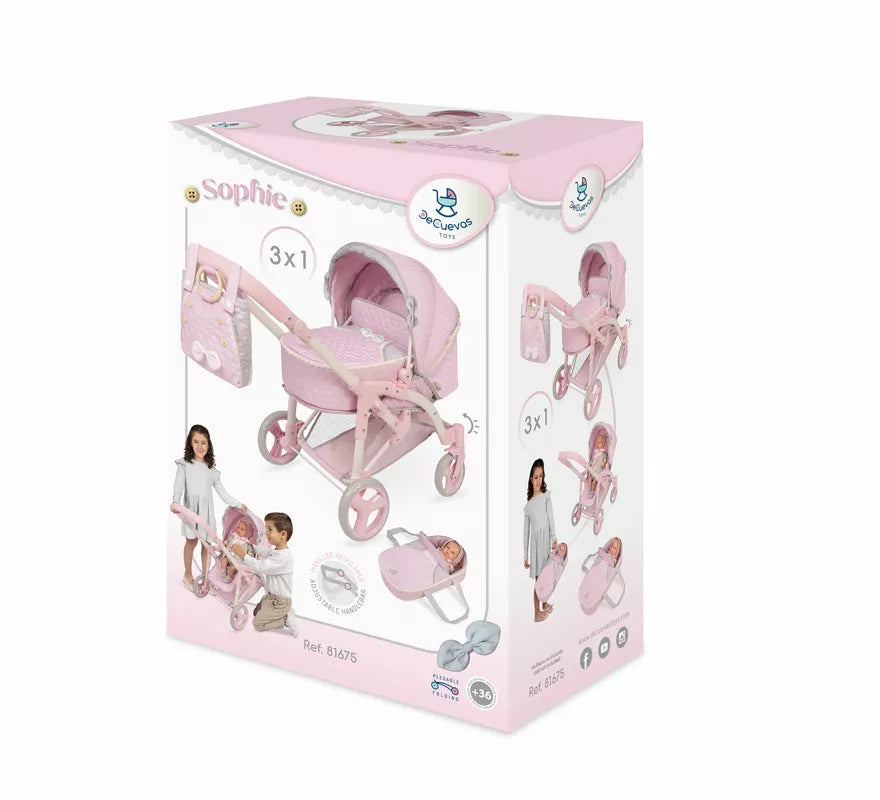 Translation missing: de.Coche de Muñecas de hasta 48 cm 3 en 1 Plegable