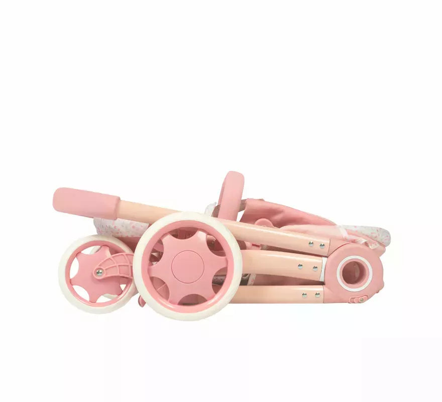 Coche de Muñecas de hasta 48 cm 3 en 1 Plegable con Bolso