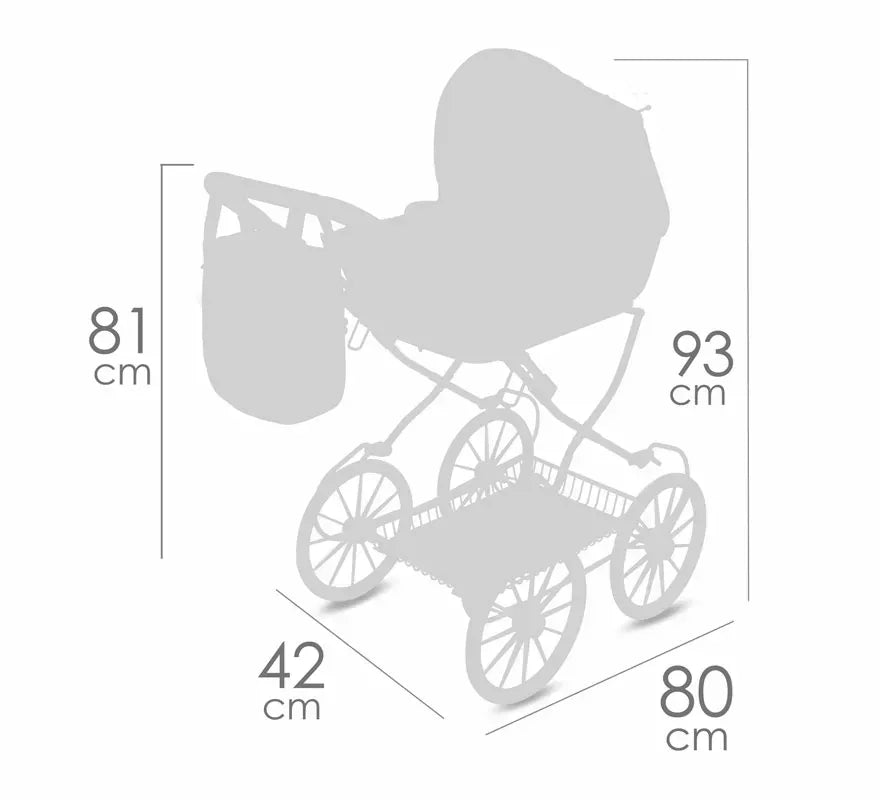 Translation missing: de.Coche de Muñecas de hasta 48 cm Plegable