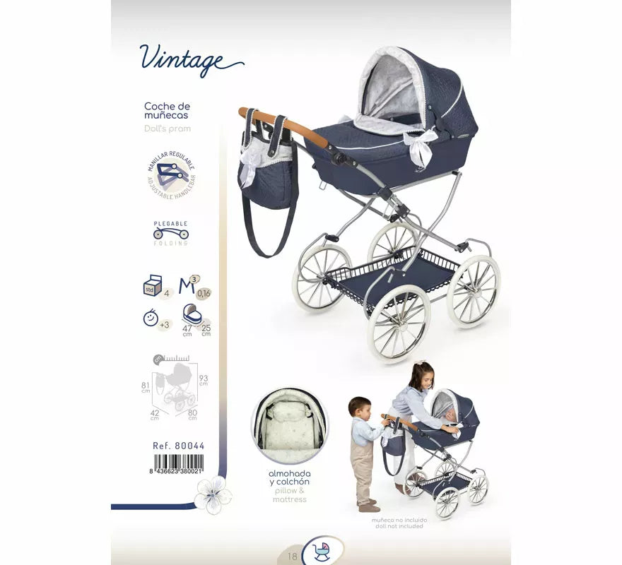 Translation missing: de.Coche de Muñecas de hasta 48 cm Plegable con Bolso