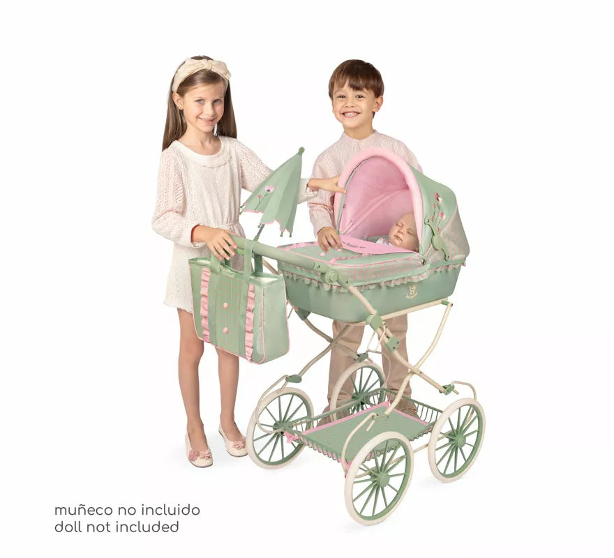 Translation missing: de.Coche de Muñecas de hasta 48 cm Plegable con Sombrilla y Bolso