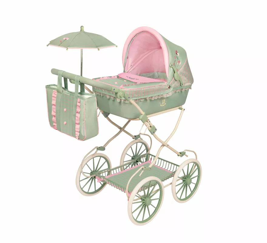Translation missing: de.Coche de Muñecas de hasta 48 cm Plegable con Sombrilla y Bolso