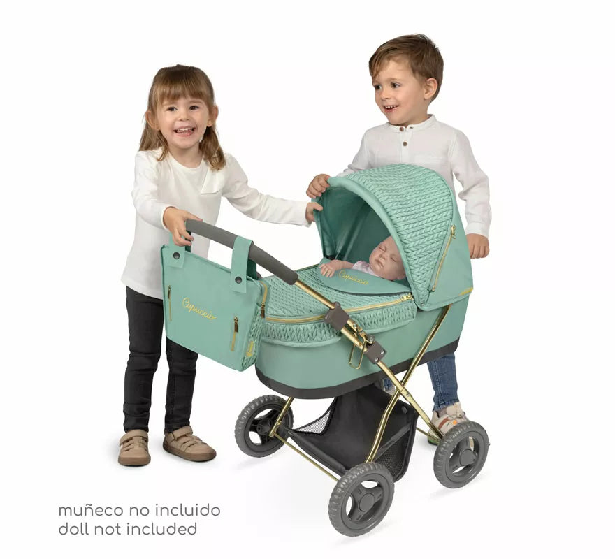 Translation missing: de.Coche de Muñecas de hasta 48 cm Plegable con Sombrilla y Bolso