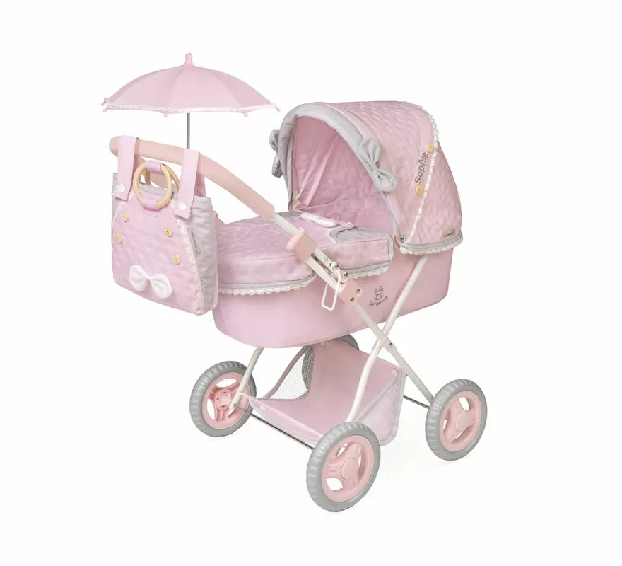 Translation missing: de.Coche de Muñecas de hasta 48 cm Plegable con Sombrilla y Bolso