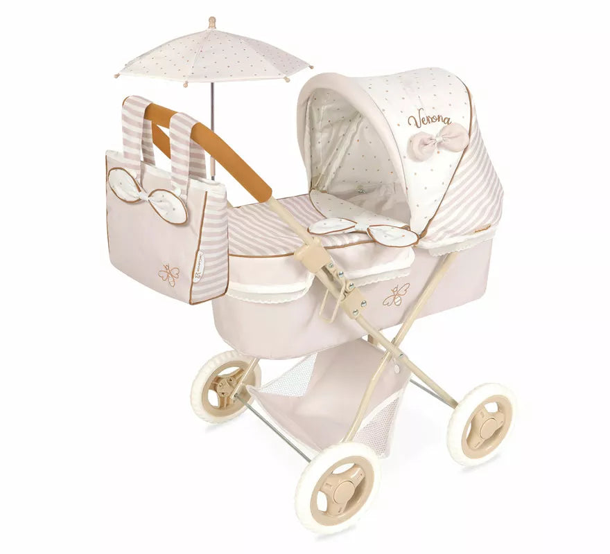 Translation missing: de.Coche de Muñecas de hasta 48 cm Plegable con Sombrilla y Bolso