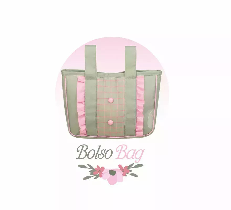 Translation missing: de.Coche de Muñecas de hasta 48 cm Plegable con Sombrilla y Bolso