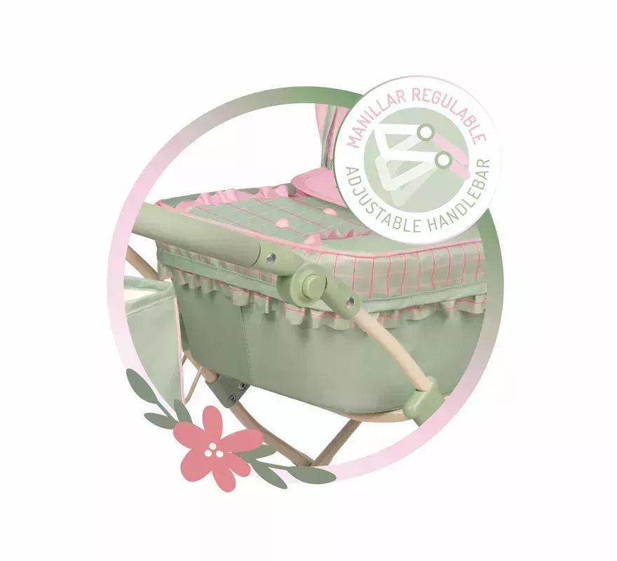 Translation missing: de.Coche de Muñecas de hasta 48 cm Plegable con Sombrilla y Bolso