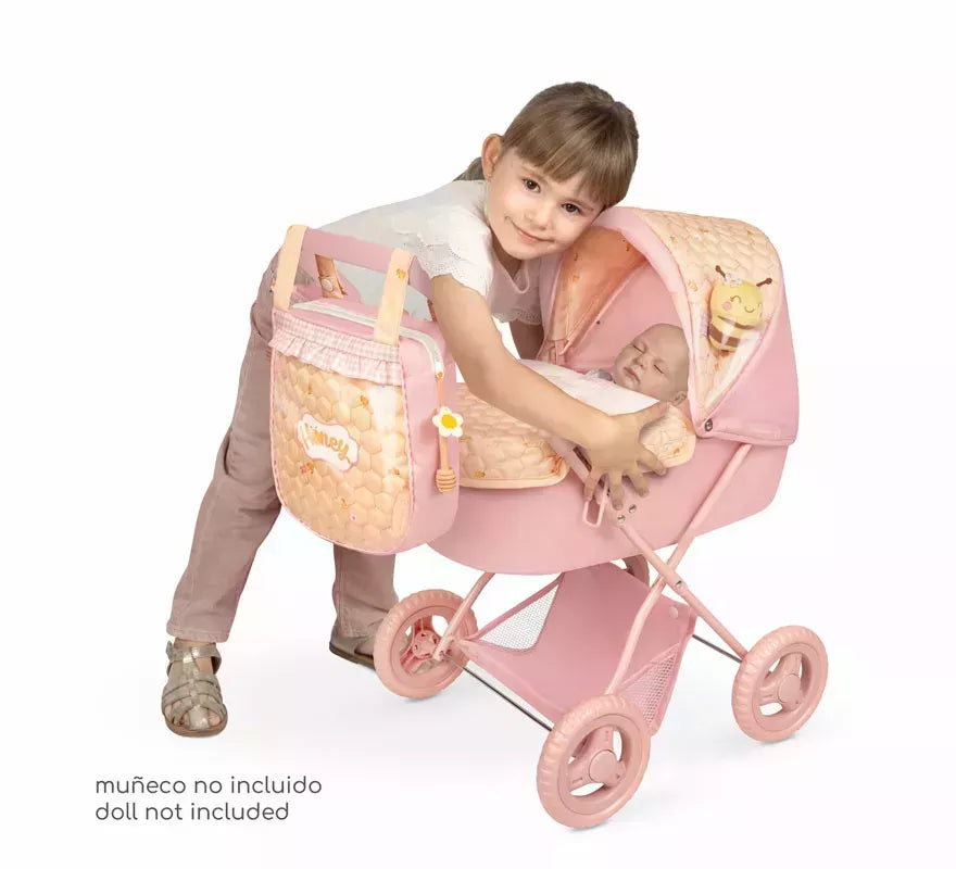 Translation missing: de.Coche de Muñecas de hasta 48 cm Plegable con Sombrilla y Bolso