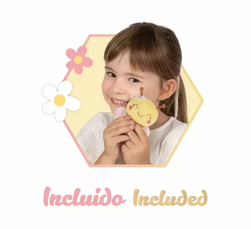 Coche de Muñecas de hasta 48 cm Plegable con Sombrilla y Bolso