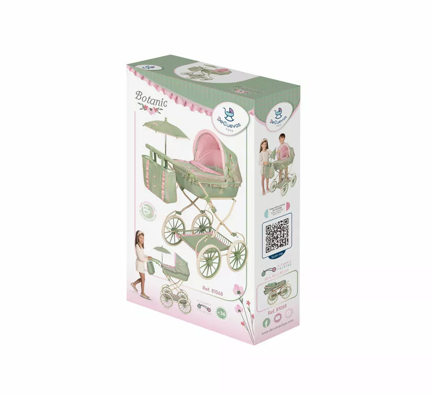 Translation missing: de.Coche de Muñecas de hasta 48 cm Plegable con Sombrilla y Bolso