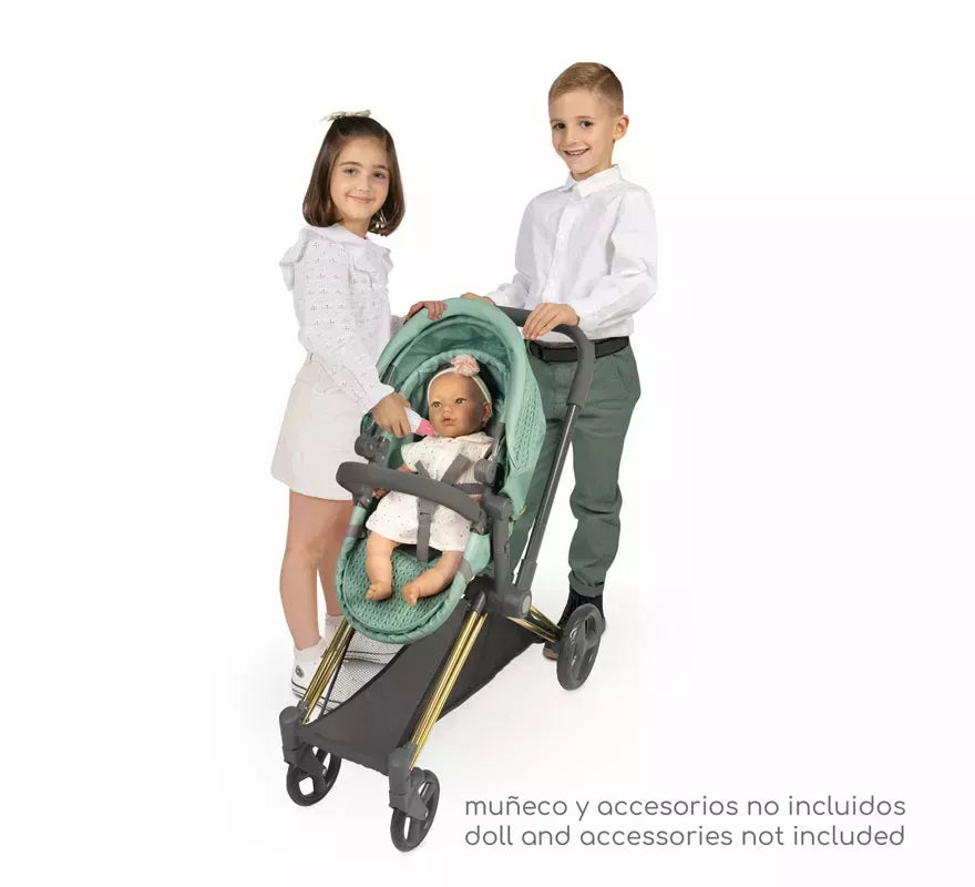 Coche de Muñecas de hasta 50 cm 3 en 1 Plegable