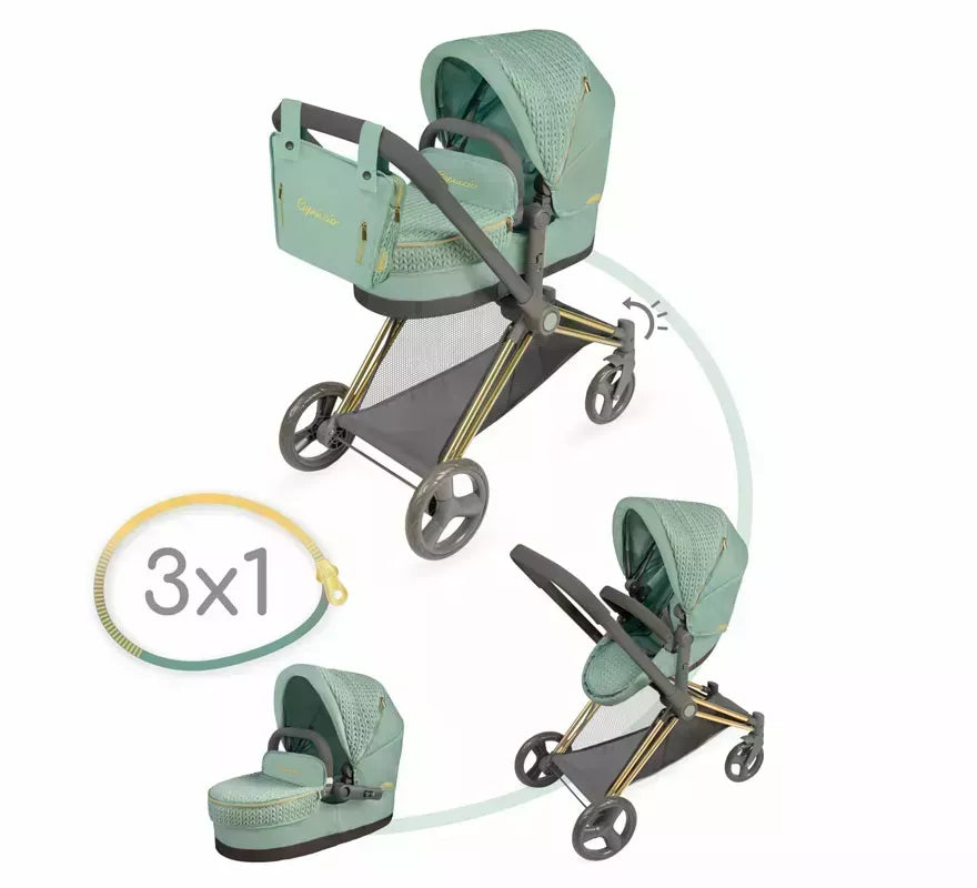 Translation missing: de.Coche de Muñecas de hasta 50 cm 3 en 1 Plegable