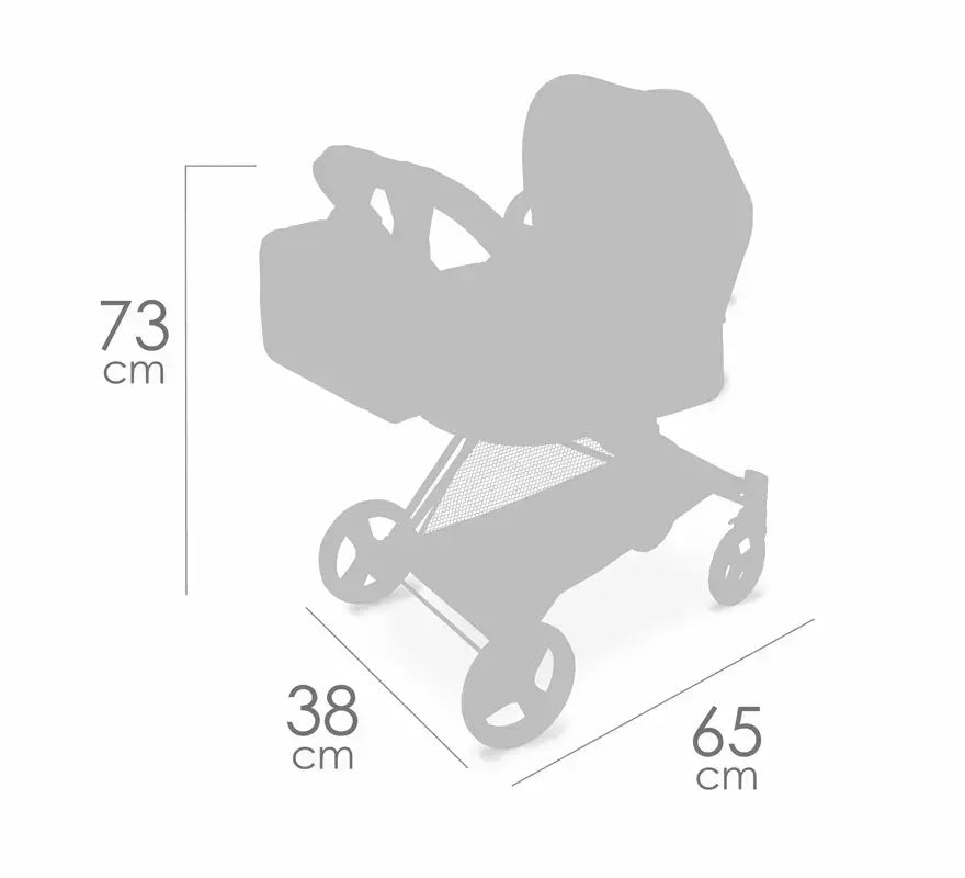 Translation missing: de.Coche de Muñecas de hasta 50 cm 3 en 1 Plegable