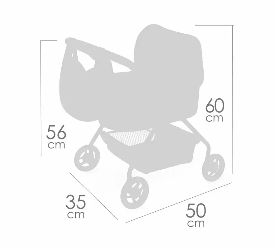 Coche de Muñecas hasta 42 cm