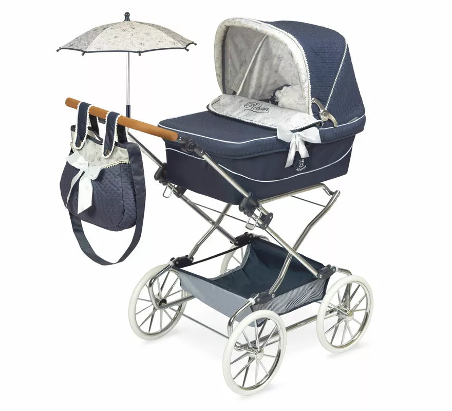 Translation missing: de.Coche de Reborn de hasta 55 cm Plegable con Sombrilla y Bolso