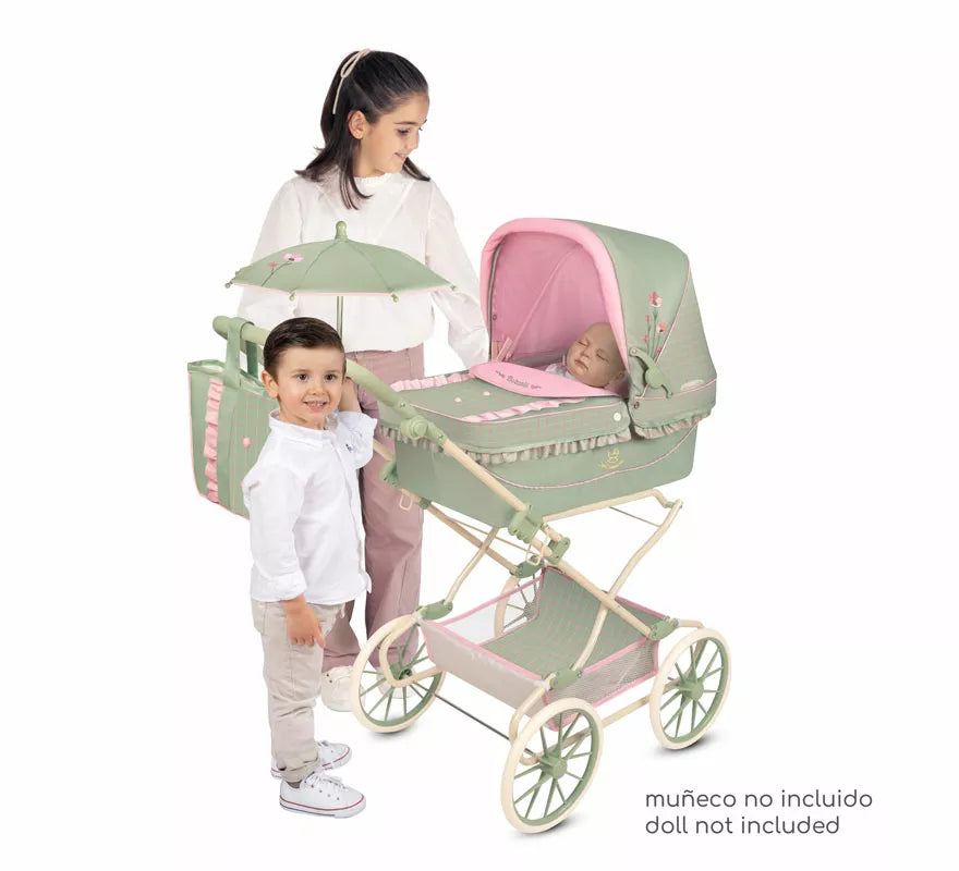 Translation missing: de.Coche de Reborn de hasta 55 cm Plegable con Sombrilla y Bolso