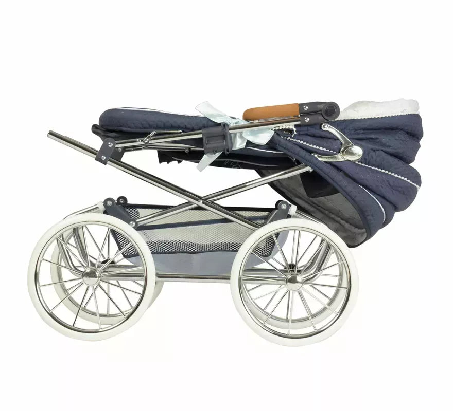 Coche de Reborn de hasta 55 cm Plegable con Sombrilla y Bolso