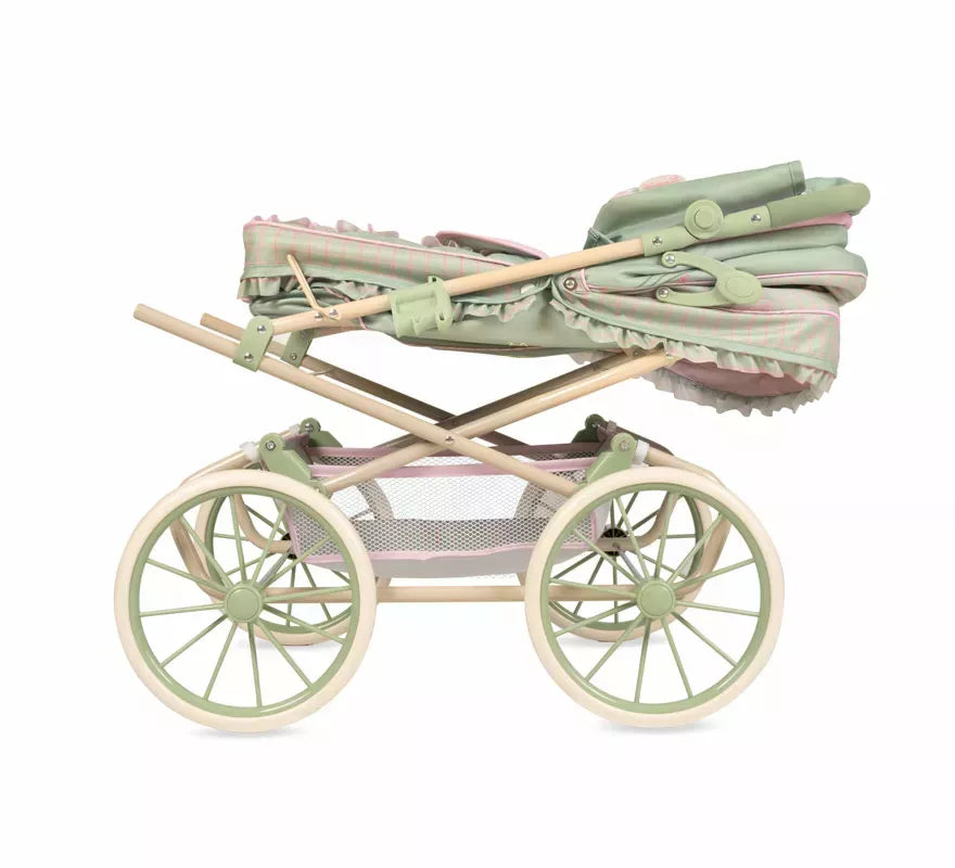 Coche de Reborn de hasta 55 cm Plegable con Sombrilla y Bolso