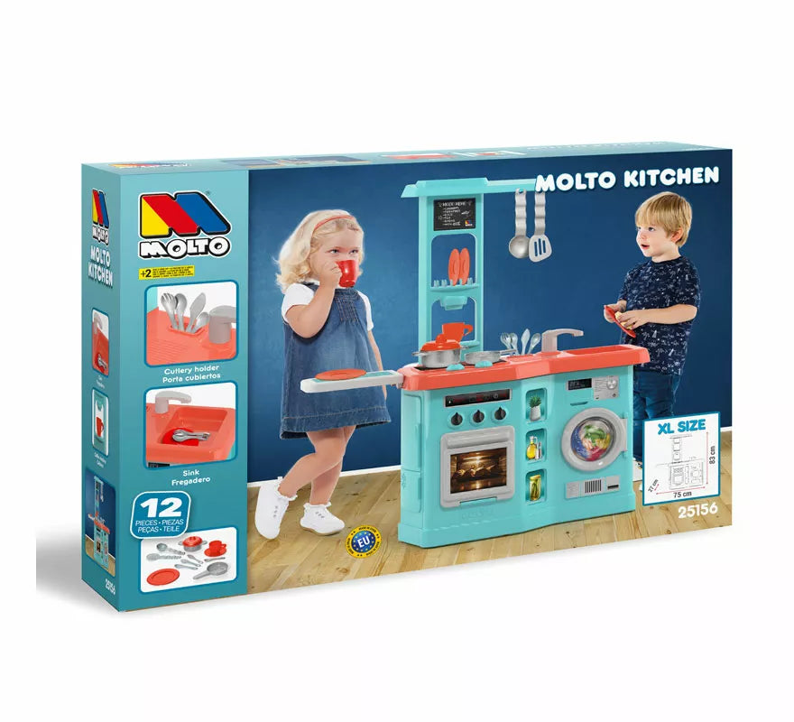 Translation missing: de.Cocina infantil azul con Planchador