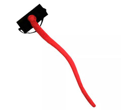 Langer roter Schwanz mit Schleife