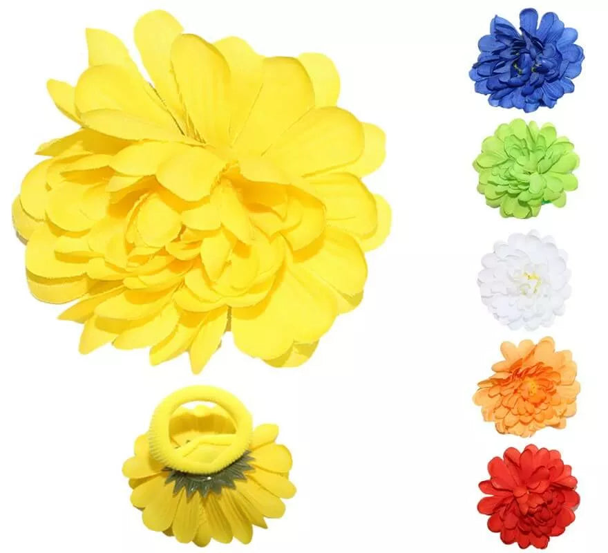 Coletero Flor Dalia en varios colores para Flamencas y Chulapas