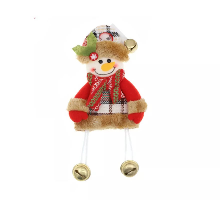Translation missing: de.Colgante Árbol de Navidad de Muñeco Nieve con cascabeles de 19x16 cm