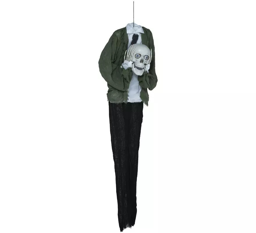 Translation missing: de.Colgante Calavera con Cabeza en Manos con Luz, Sonido y Movimiento 145 cm