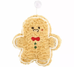 Lebkuchen-Plüschkissen zum Aufhängen, 20 cm