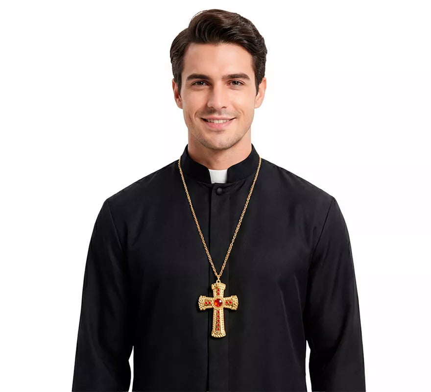 Translation missing: de.Colgante con Cruz de Obispo Metálica