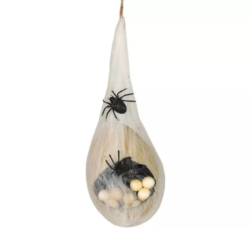 Translation missing: de.Colgante con Huevos de Araña con Telaraña y Luz de 40 cm