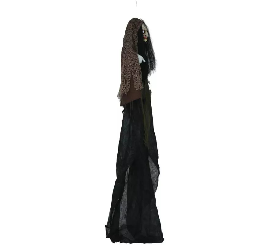 Translation missing: de.Colgante de Bruja con 'Danger' con Luz, Sonido y Movimiento 180 cm