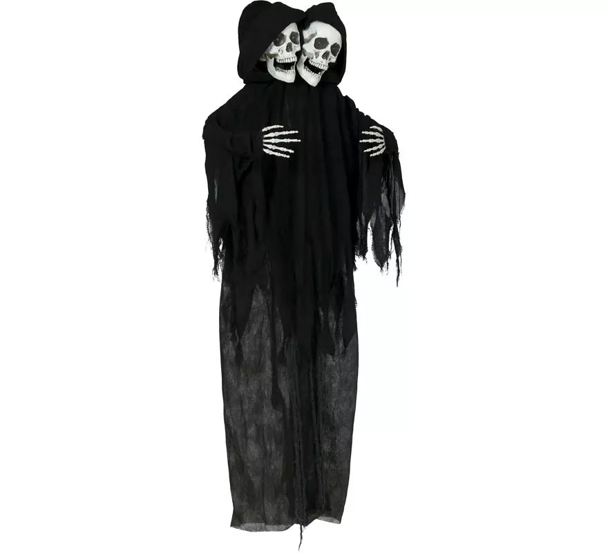 Translation missing: de.Colgante de Doble Calavera de con Luz y Sonido de 170 cm