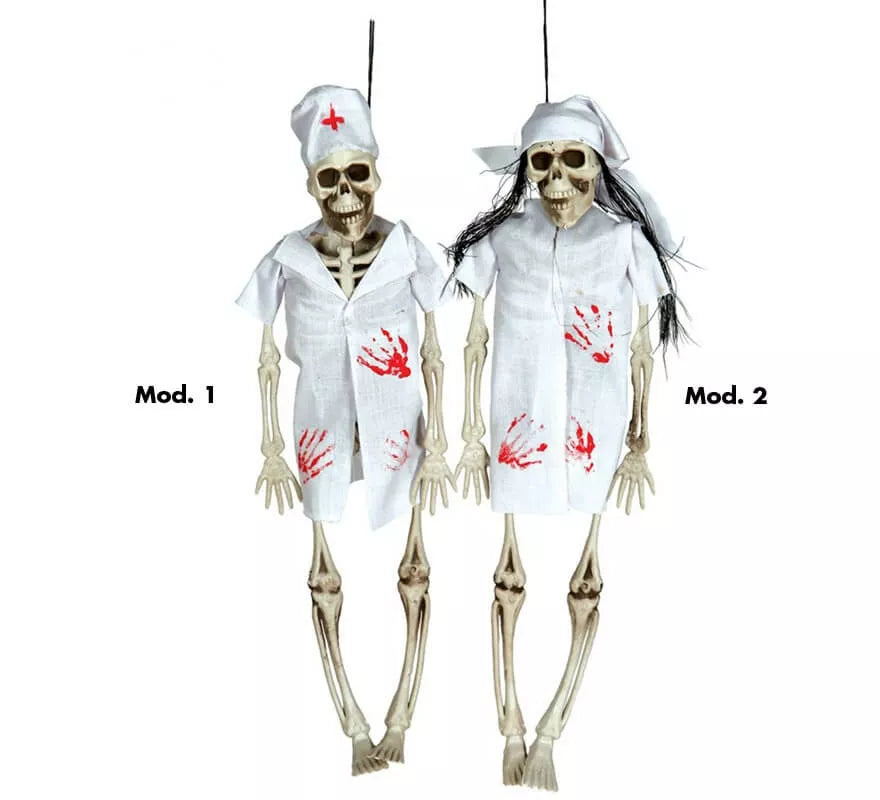 Translation missing: de.Colgante de Doctor o Enfermera esqueleto de 40 cm surtido
