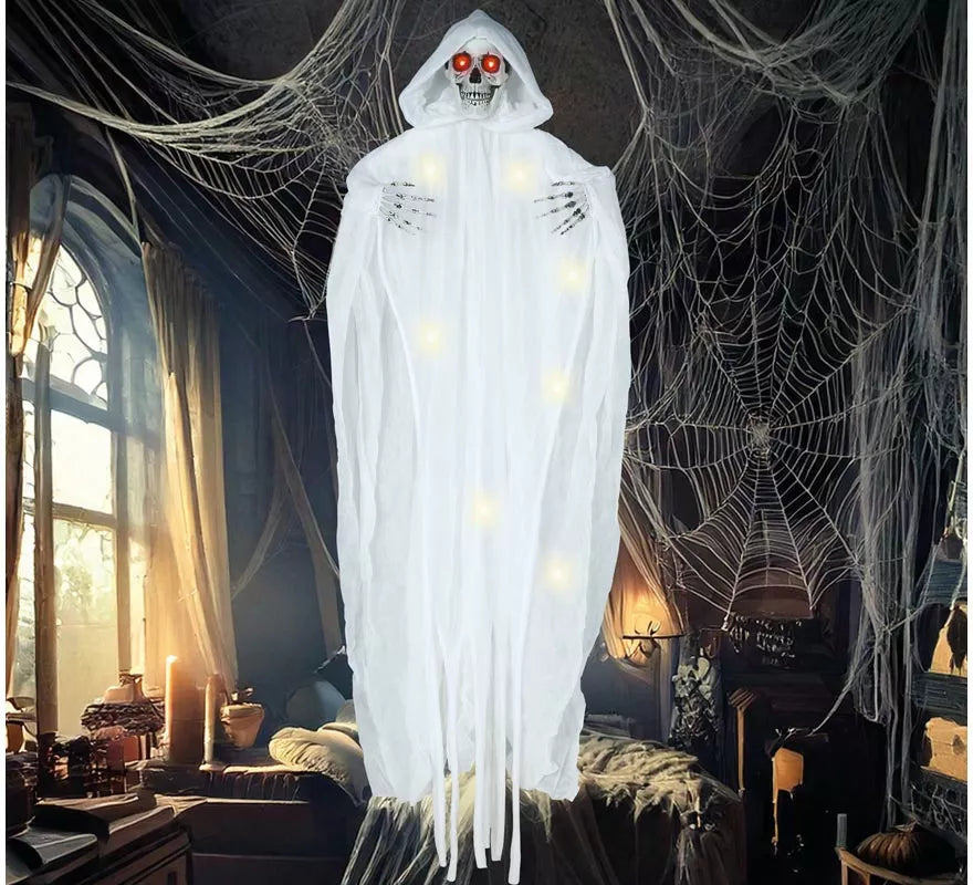Colgante de Esqueleto blanco con Luz de 185 cm