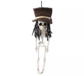 Colgante de Esqueleto con sombrero de 15x12x49 cm