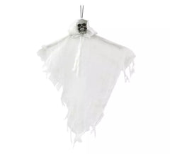Skelettanhänger mit weißem Gewand 42 cm