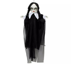 Gothic-Puppenanhänger im 70 cm langen Kleid